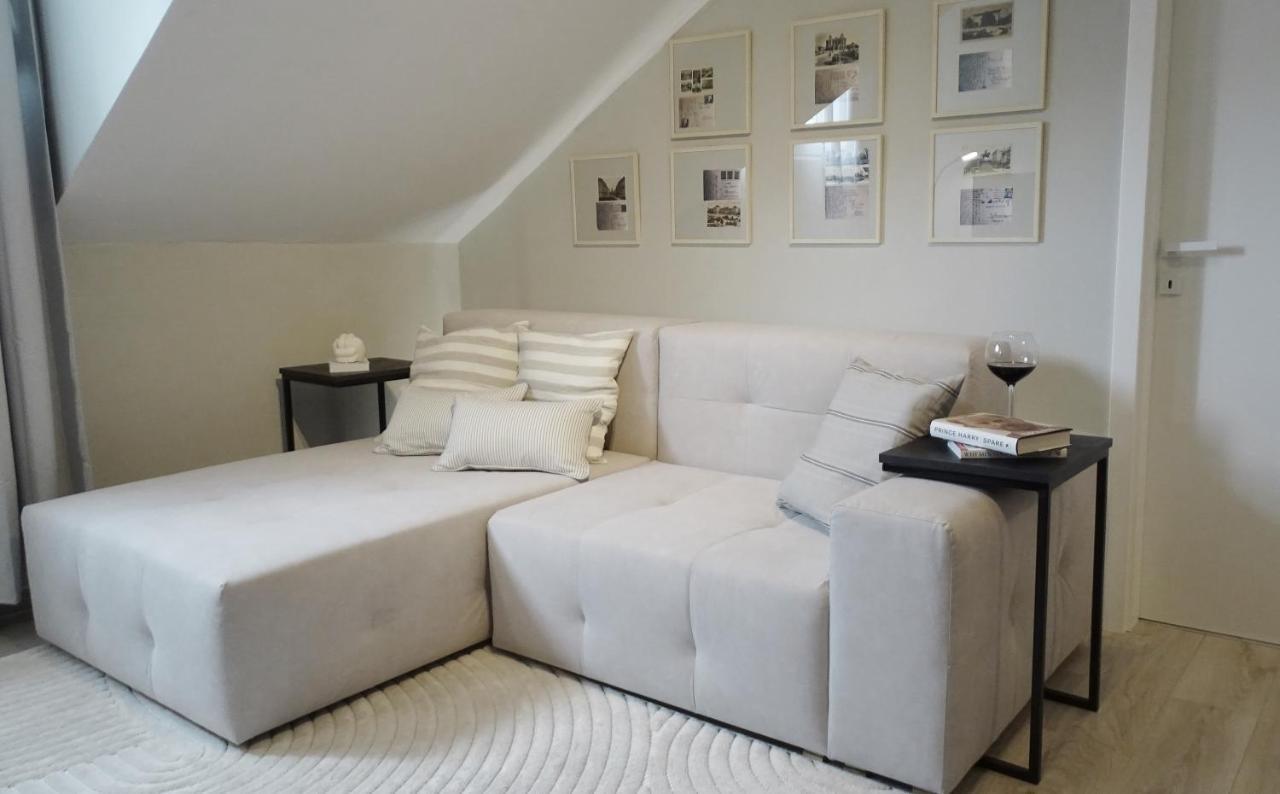 Petite Grey Apartment With Free Private Parking Загреб Екстериор снимка