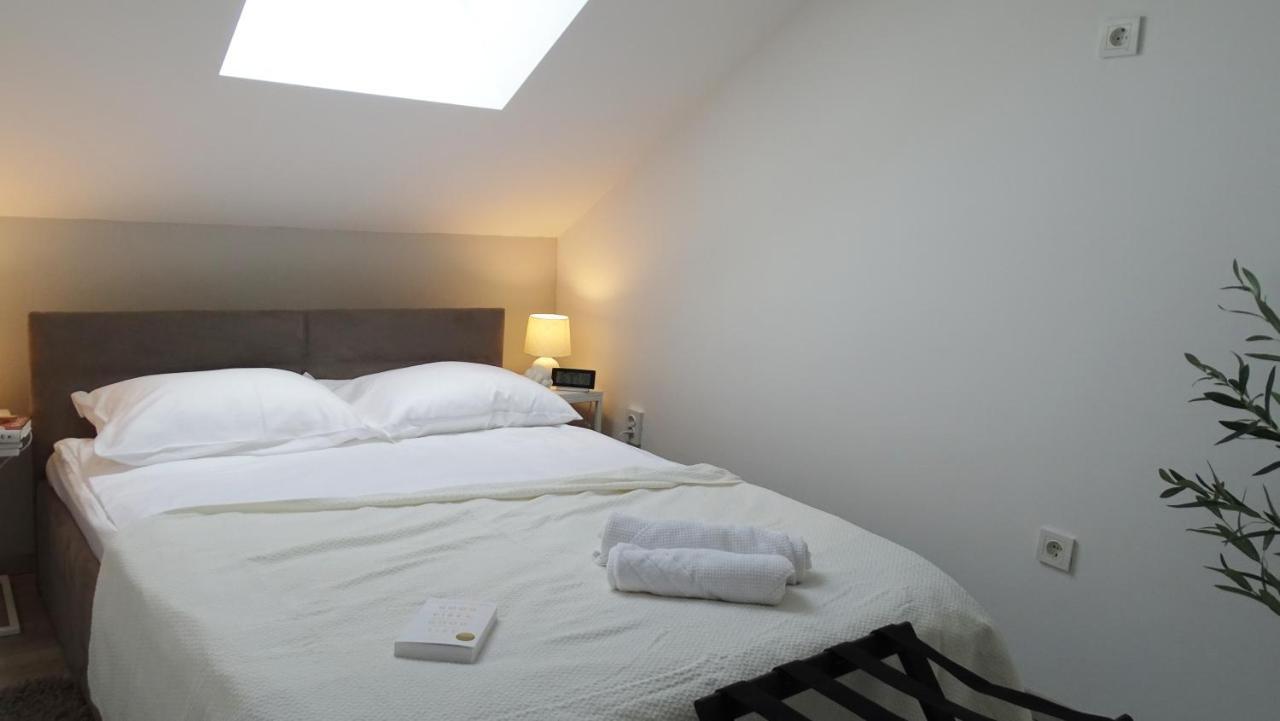 Petite Grey Apartment With Free Private Parking Загреб Екстериор снимка